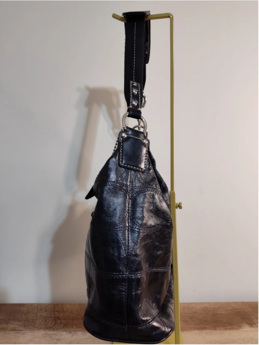 Women's Coach Black Hobo Bag One Size